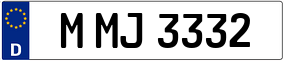 Truck License Plate